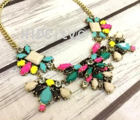 Lumière Bloom Statement Necklace main image 0